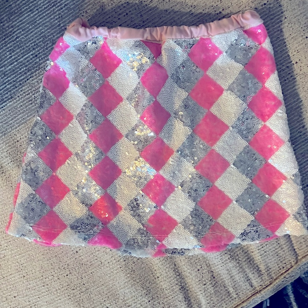 Sequin mini skirt